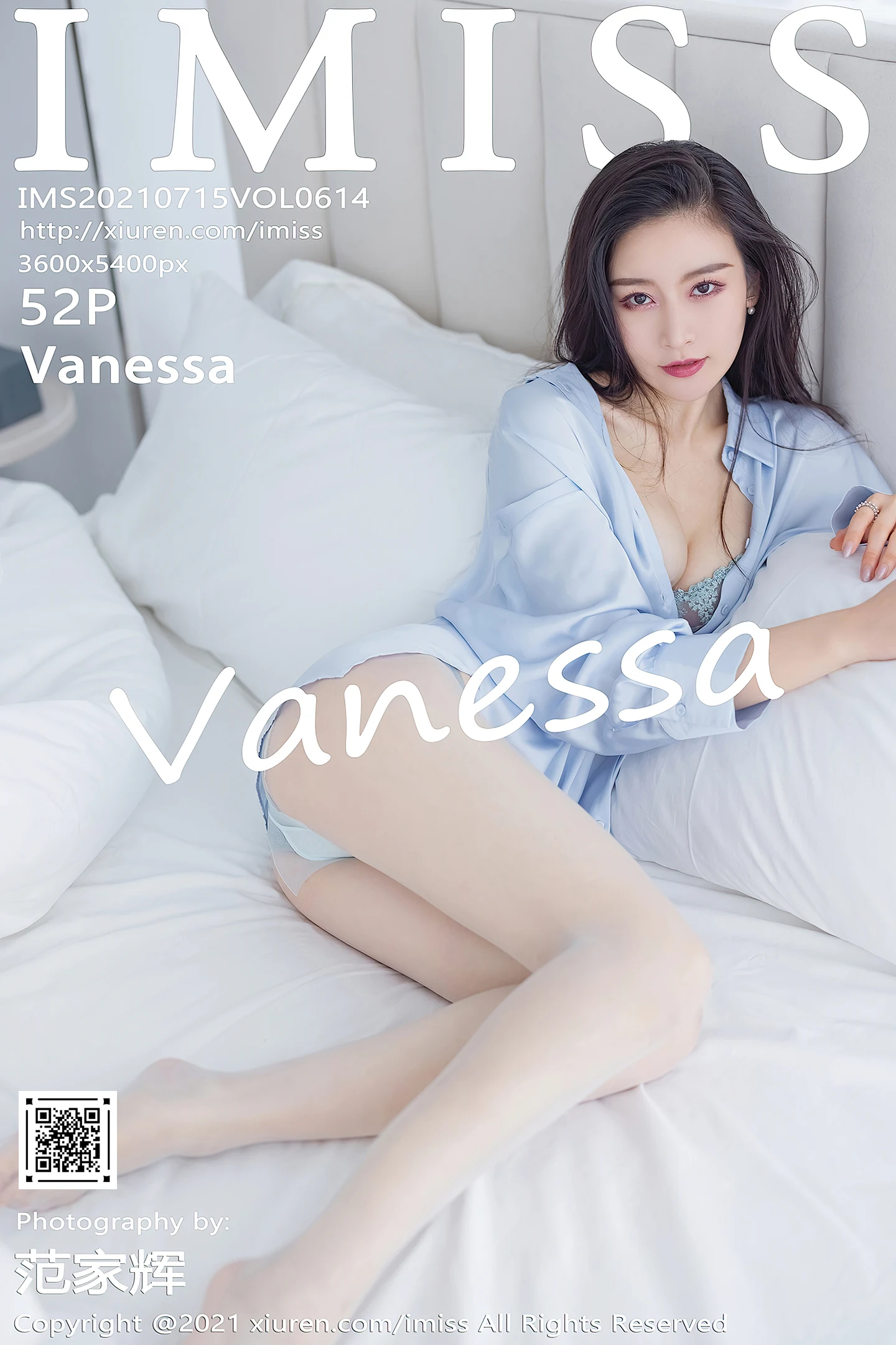 [IMISS爱蜜社]Vol.614_气质美女Vanessa女友视角主题大号衬衫配性感内衣诱惑写真52P-秀人网 - XiuRen.Space